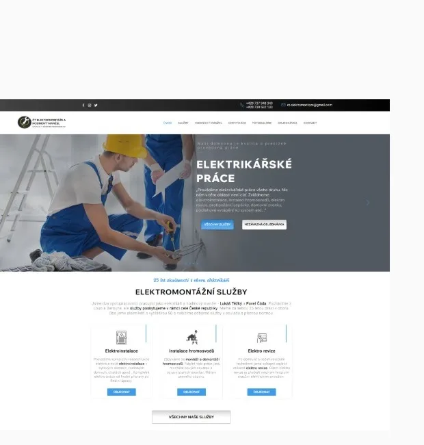 Reference All In Web Service – ČT Elektromontáže